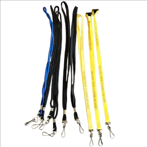 Yellow and Black Lanyard Set